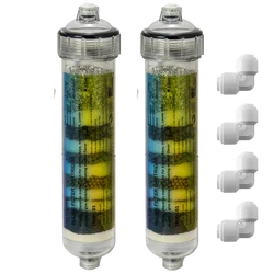 Coronwater 2Pack Alkaline Water Filter Cartridges IALK-101 For Water Purification