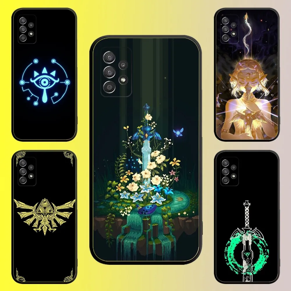 

Game Z-ZeldaS for the Legend Phone Case For Samsung Galaxy A13,21s,22,31,32,52,53,71,80,91 Free shipping Soft Black Shell