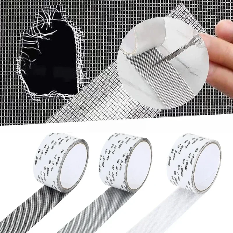 Self-adhesive Window Screen Mosquito Net Repair Tape Window Screen Mesh Sticker Anti-mosquito Window Door Repair Subsidy Tape