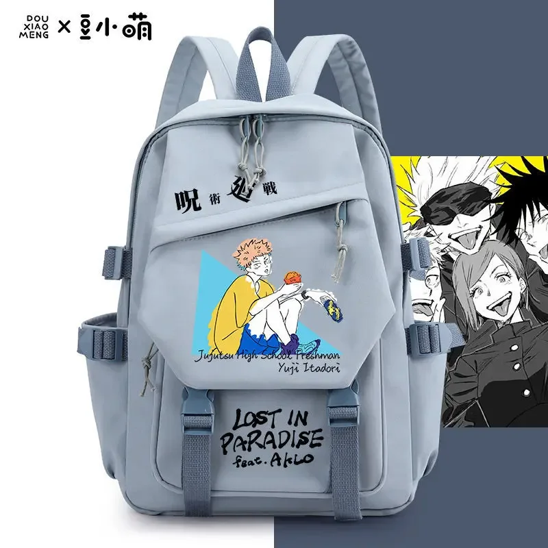 Jujutsu Kaisen anime printed school bag knotweed Japanese cartoon junior high school student backpack personalized birthday gift