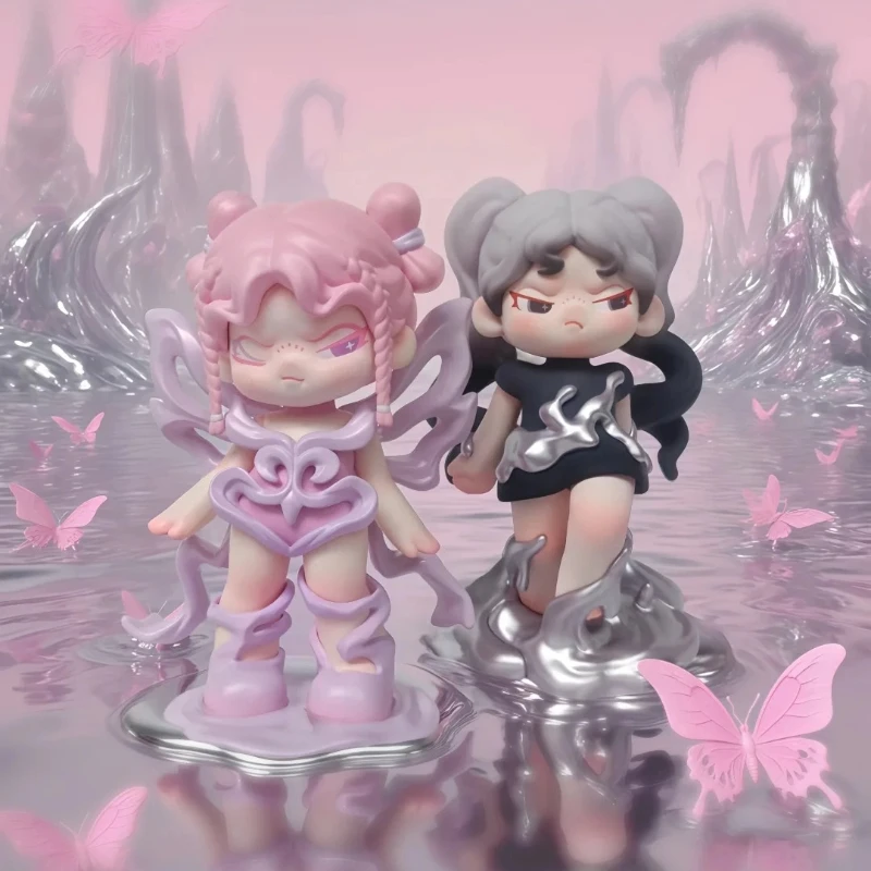 

Дора Материал Vistas Серия Виниловая фигурка Слепая коробка Модная крутая мультяшная кукла Коллекционный периферийный орнамент Игрушка Тайная подарочная коробка