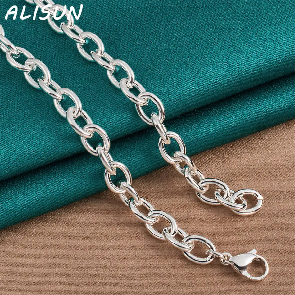 

ALISUN 925 Sterling Silver 45cm Hollow Flip Pendant Necklace For Women Man Charm Trend Birthday Gifts Fashion Party Fine Jewelry