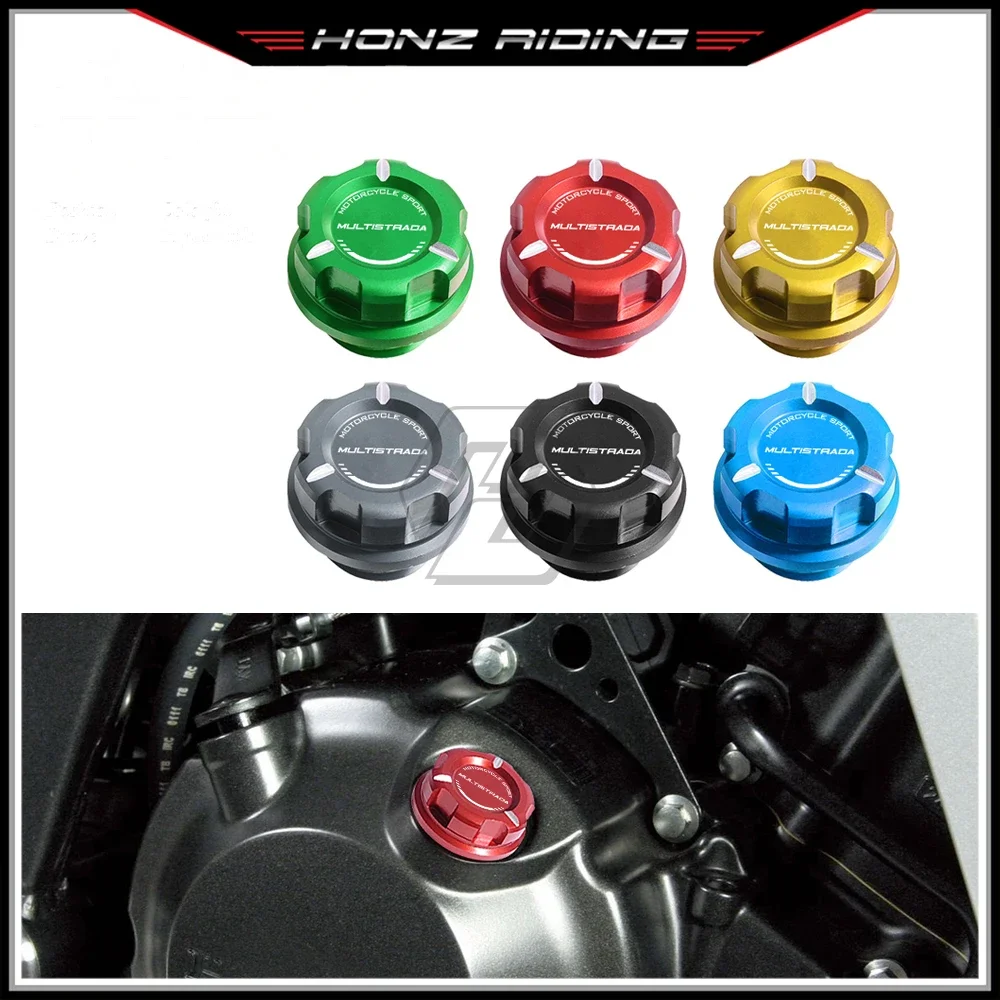 

Applicable to For Ducati Multistrada 950 1200 1260 S/AIR Motorcycle oil cover decorative cover