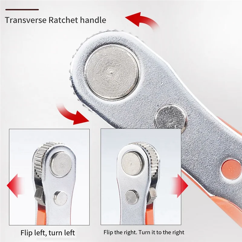 ABHB-42-In-1 Ratchet Combination Screwdriver Set Vertical And Horizontal Ratchet Household Precision Maintenance Tools Durable