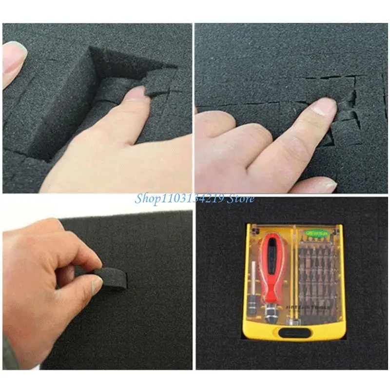 N5KC Shockproof DIY Digital Storage Bag with Customizable Insert And Ergonomic Handle for Camera