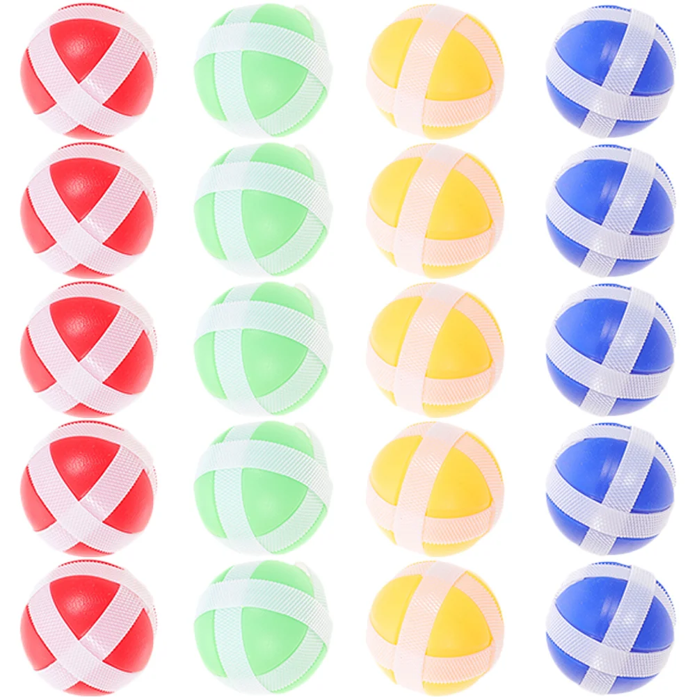 20 Pcs Safe Toy Sport Balls Kids Toys Sticky for Board Game Accessories