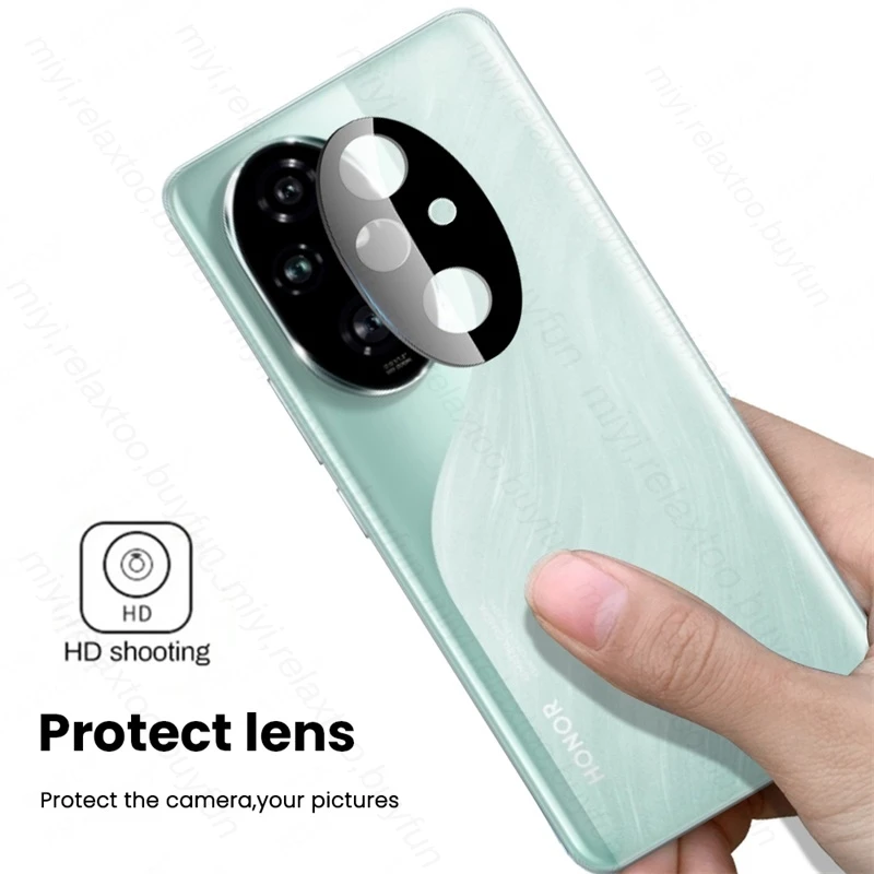 2PCS 3D Curved Tempered Glass Camera Protector For Honor200 Honor 200 Pro 5G Lens Protective Case On Honar Honer 200 Pro 200Pro