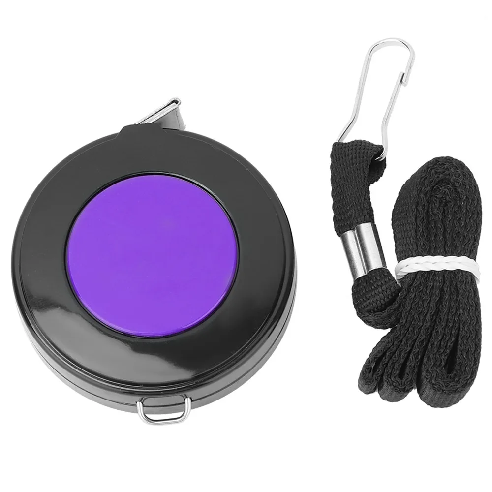 1pcs 150cm Length Soft Retractable Ta Purple &Red &White &Green Portable Body Measuring Tape Cloth Measuring Ruler Home Craft