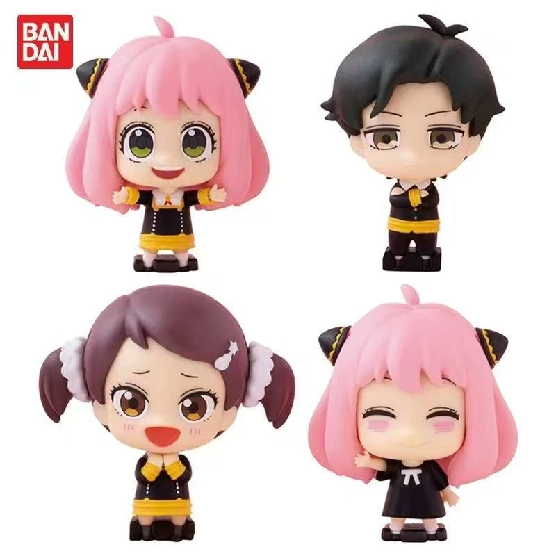 

В наличии оригинальные Bandai Spy×Family Gashapon игрушки аниме фигурки Anya Damian Becky ПВХ модель украшения креативный подарок на день рождения игрушка