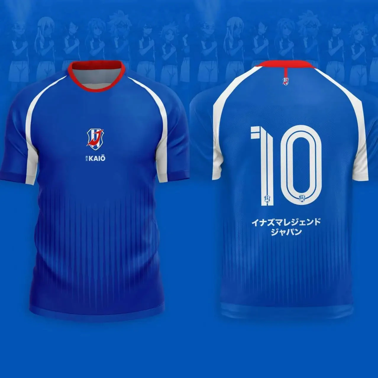 2025 New Inazuma Eleven Kaio Jersey 3D Print Kids Anime Football T-Shirts Summer Men's/Women's Casual Sports Tees Y2k Soccer Top