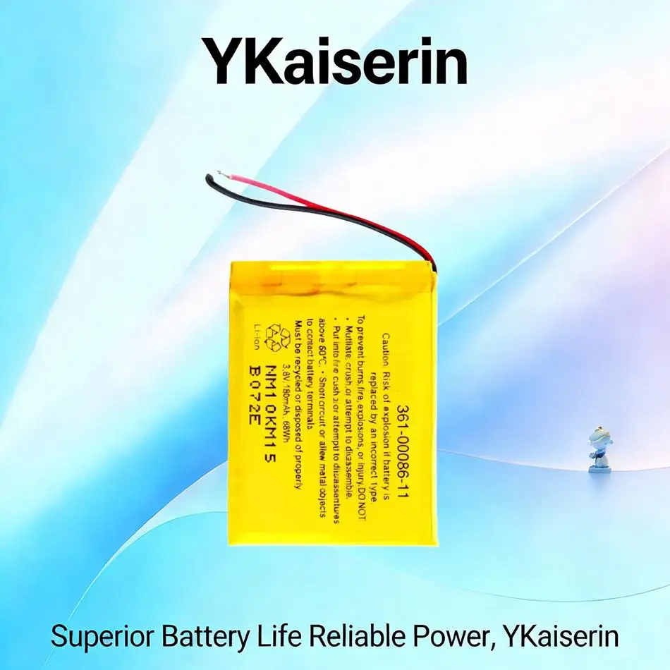 Batería para Reloj Deportivo Inteligente, 180mAh, Carga Rápida, 361-00086-12 361-00086-11, Compatible con Garmin Forerunner 245, 245 Music, 745