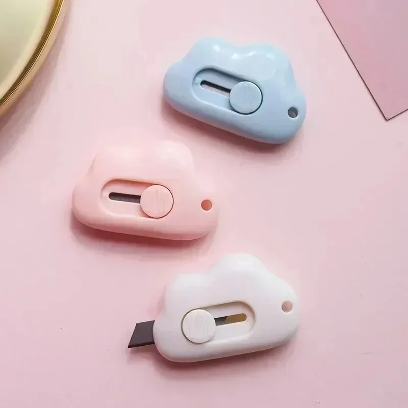 Practical Paper Cutting Machine Cloud Color Cute Rabbit  Mini Portable Knife Paper Cutting Machine Razor Blade Office Stationery
