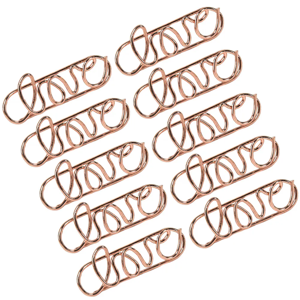 

10Pcs Cartoon Animal Metal Paper Clips Premium Smooth Surface Rustproof Strong Hold Non Scratch for Office School Home Use