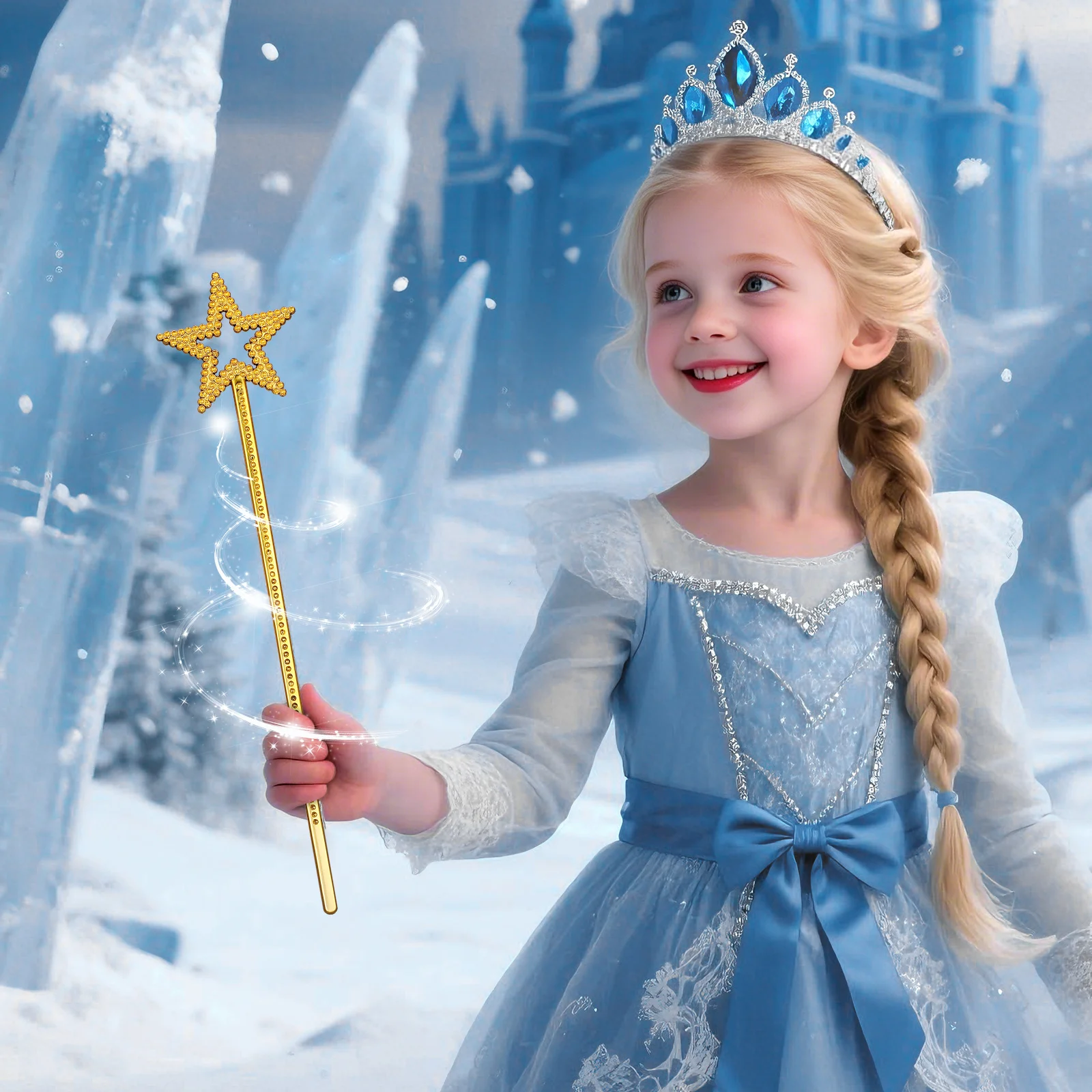 

Fairy Wand Shaped Fairy Cosplay Props Party Favor Magical Stick Stage Performance Prop Birthday Gift