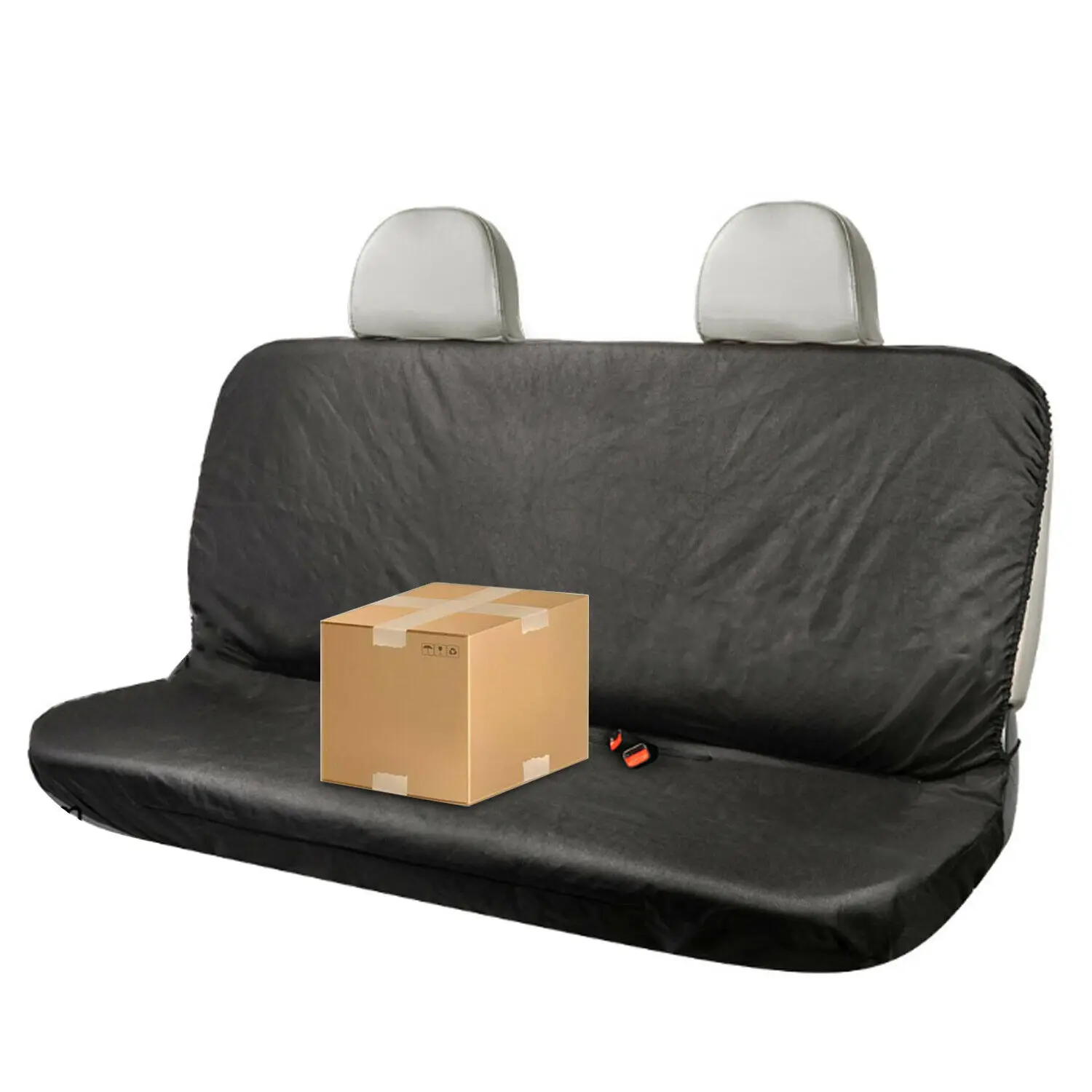 

Rear Bench Car Seat Cover Black Easy Installation For All Car Models Car Seat Cover High-Quality Car Universal Seat Accessories