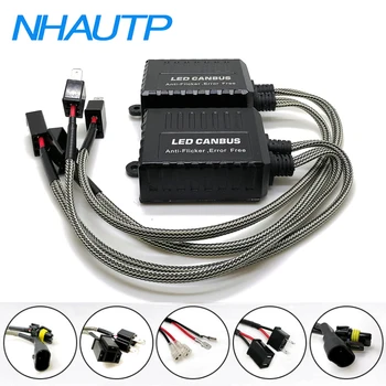 NHAUTP-Décodeur C20 Super LED pour Audi, BMW, VW, Ford, Hyundai, Toyota, Mercedes-Benz, Résistance Anti FlUNICEF Brave Canceler, 9-16V, 1 paire