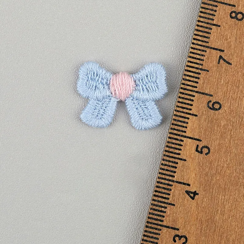 40 Stück Schleifen-Spitzen-Stickerei-Patchwork-Stoff, Blumen-Haarnadel, Schuh, Hut, Blumenmuster, Hosen, Socken, dekoratives Zubehör, Material – Detail 10