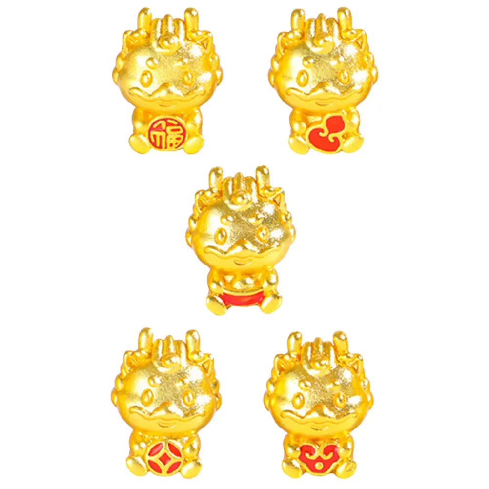 

1Set Exquisite Copper Dragon Charms for DIY Bracelet Necklace Jewelry Making Decorative Pendants Unique Design