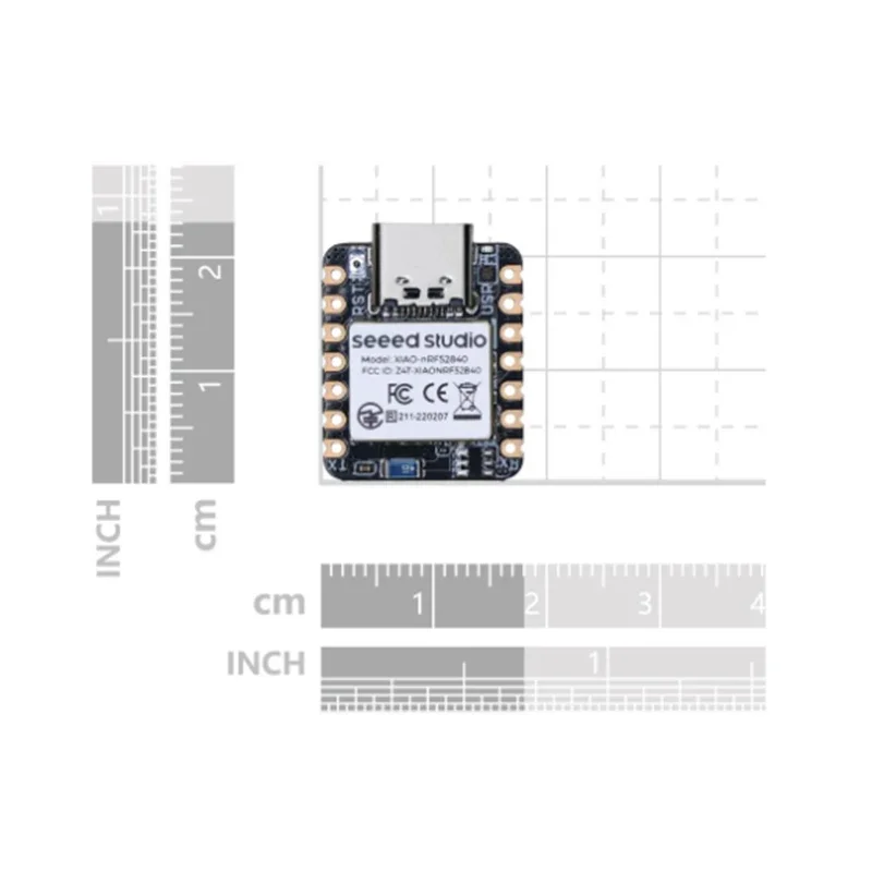 Imagem -05 - Xiao-seeed Studio com Antena a Bordo Nrf52840 Suporta Arduino Circuitpython Bluetooth 5.0