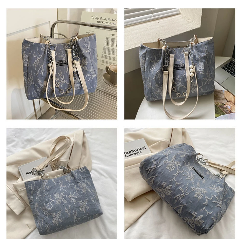 White Summer Cheap Girl coreano Messenger OL Cosmetic Big Totes borsa a tracolla donna Casual Girl Women Bag Lady Handbag borse