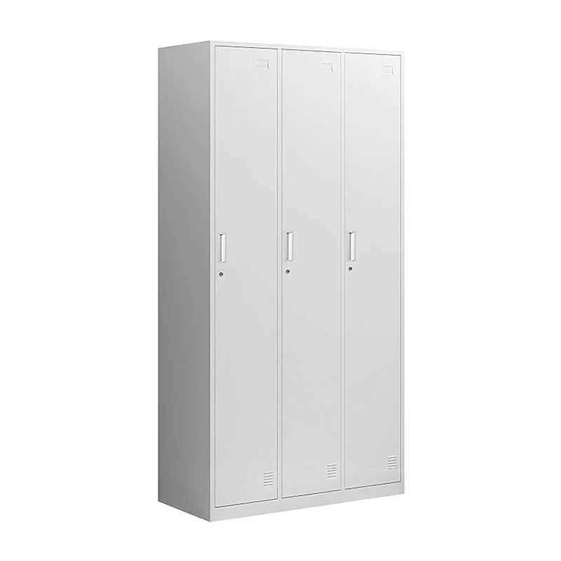 

Modern Design Bedroom Furniture 3 Door Clothes And File Storage Steel Wardrobe Cabinet