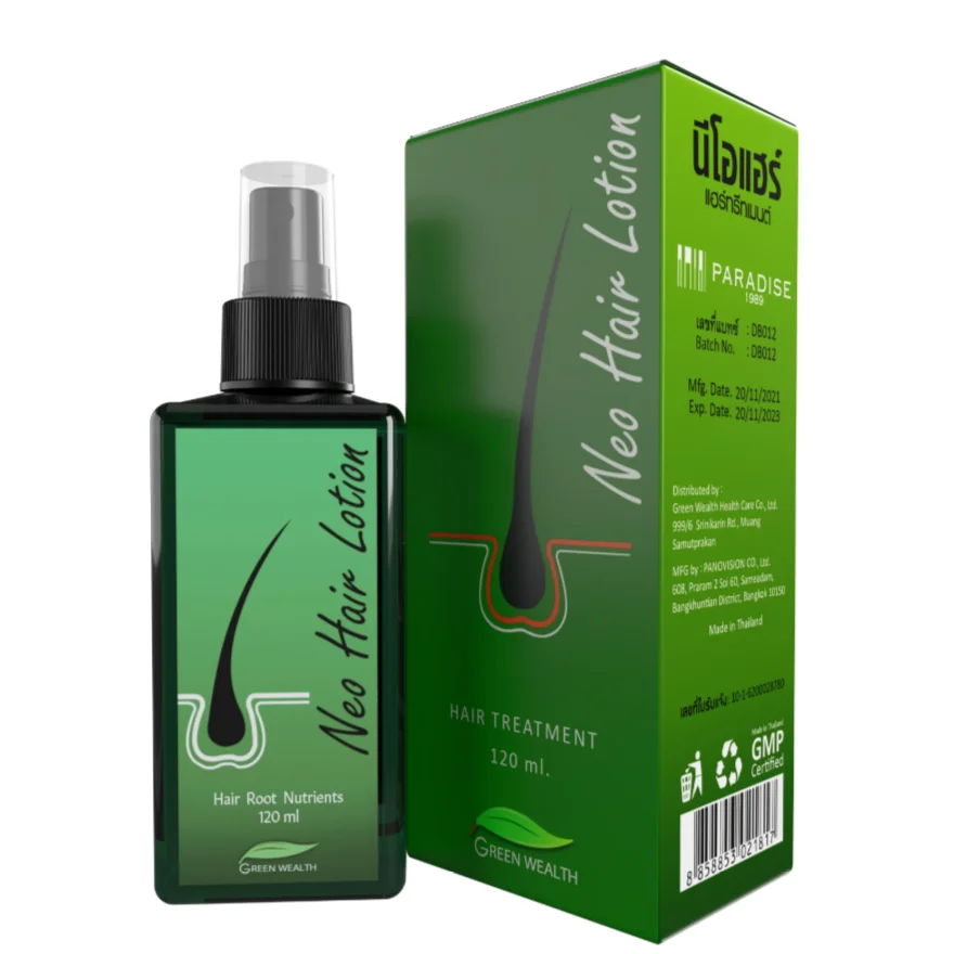 

Paradise for Hair Regrowth 120Ml Green Wealth Neo Hair Lotion