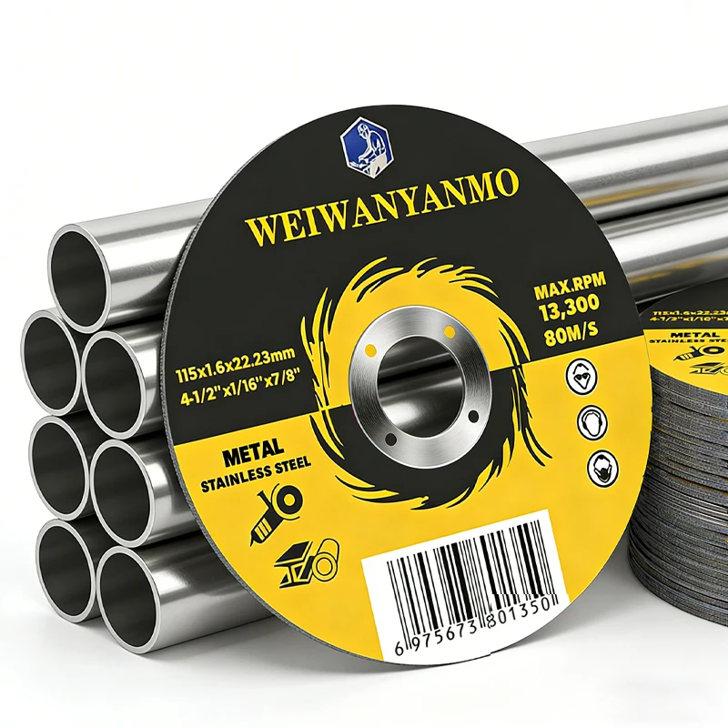 

Отрезной диск 4,5 дюйма (115 мм) для металла и нержавеющей стали: острый и износостойкий, профессиональный абразивный инструмент