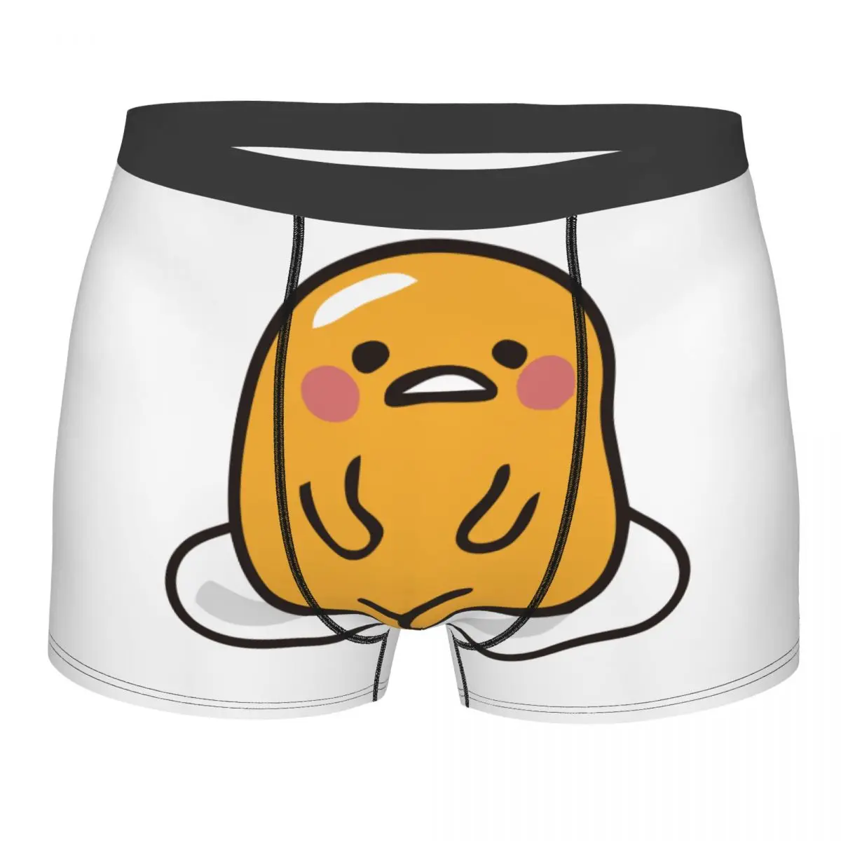 

Male Fashion Gudetama Cartoon Sanrio Underwear Boxer Briefs Men Breathbale Shorts Underpants