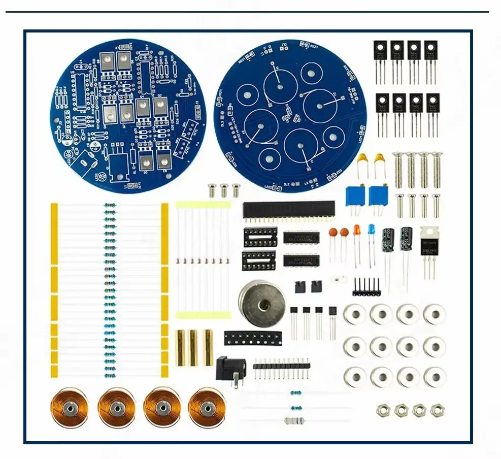 

DIY Electronic Kit 2-5W 150G LoadDIY Magnetic Levitation Kit Experiment PCB Soldering Project Practice Solder Assembly Magnet