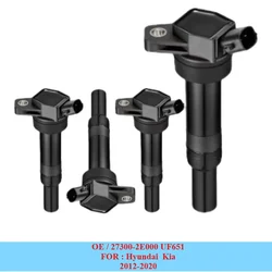 Set of 4 Ignition Coil #27300-2E000 For Hyundai Elantra GT Tucson Kia Soul Forte 1.8L 2.0L1.4L 27300 2E000 C1804 UF651 2011-2020