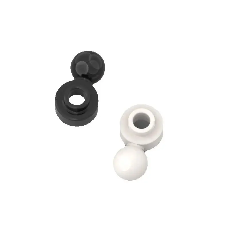 10PCS 3614 Plate1x1 Ball Head on One Side with Tow Ball Building Blocks Kit Shaped Holes Bricks Particle Toys Children Gifts