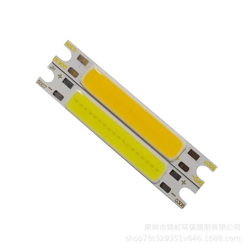 Input 260mA 3W - 7W Warm White 4000K LED COB Light Bar with 50mm 7mm Base