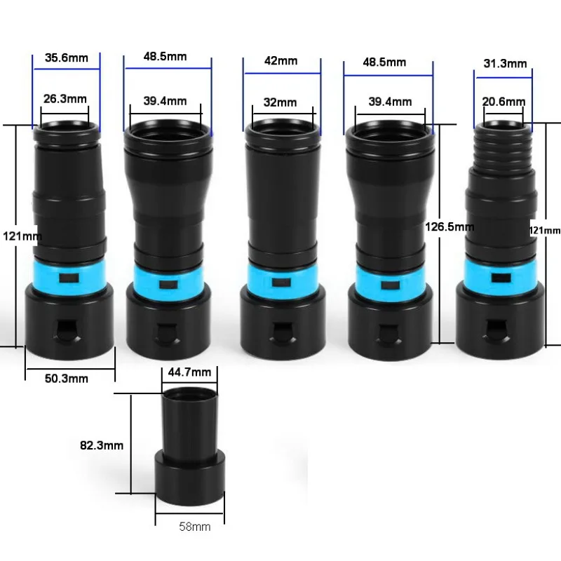 Anti Static Vacuum Pipe Quick Connector Replacement Hose Fitting Industrial Dust Collector Cleaning Spare Accessories