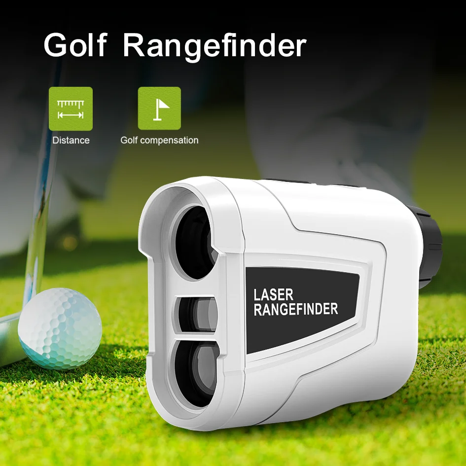 

BOAYAL 2 комплекта полностью белых гольф-дальномеров с дальностью 800 ярдов, 6-кратным увеличением, компенсацией угла наклона, фиксацией флагштока, вибрацией и функцией определения расстояния для охоты