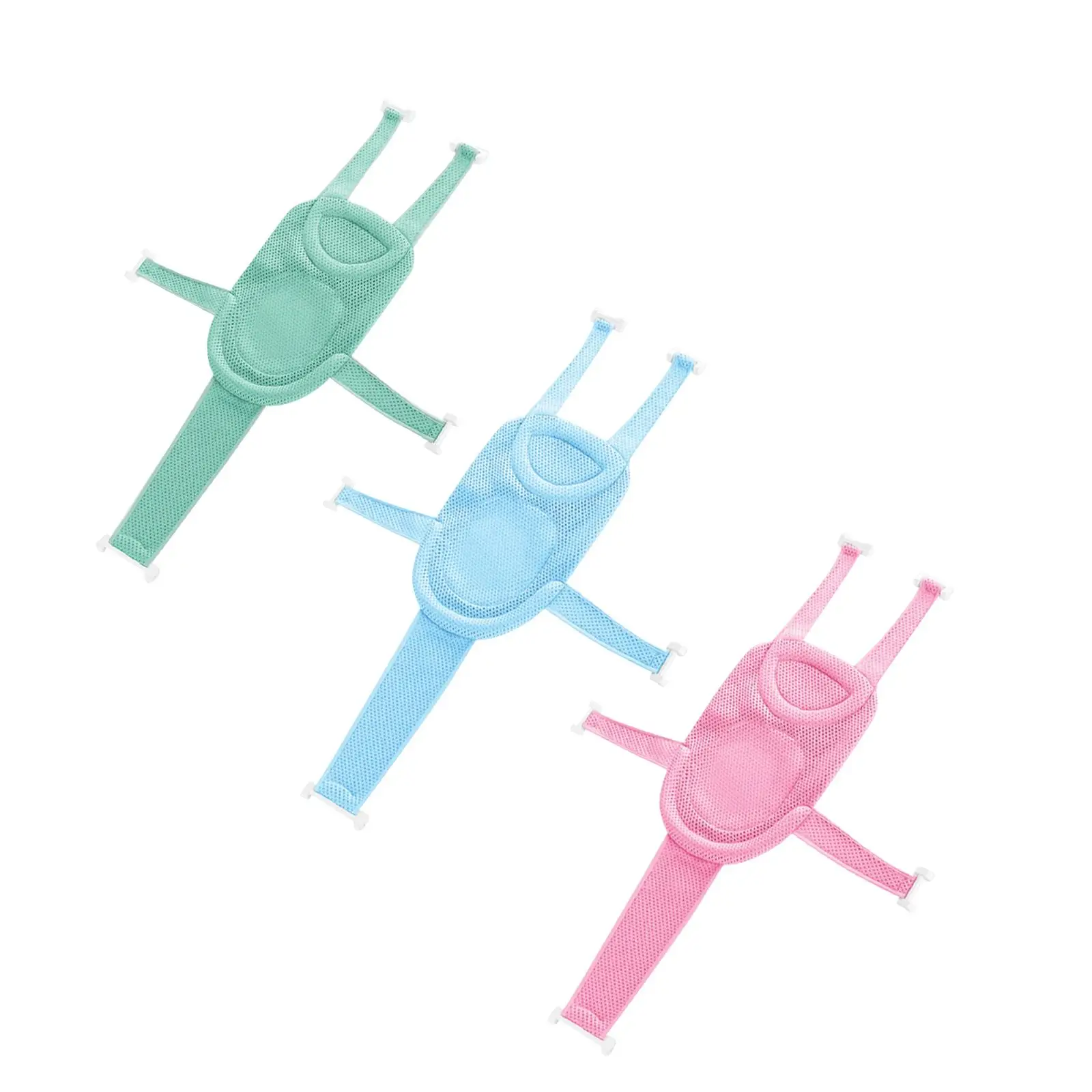 Tapete de apoio para banho infantil, malha 3d, universal, macio, ajustável, almofada para chá de bebê, recém-nascidos, tapete de banheira para recém-nascidos, presentes