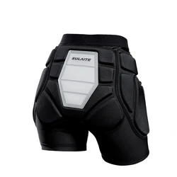 3D Protective Padded Shorts Butt Pad Shorts EVA Silicone Gear Guard With Knee Pads for Cycling Snowboarding Skating
