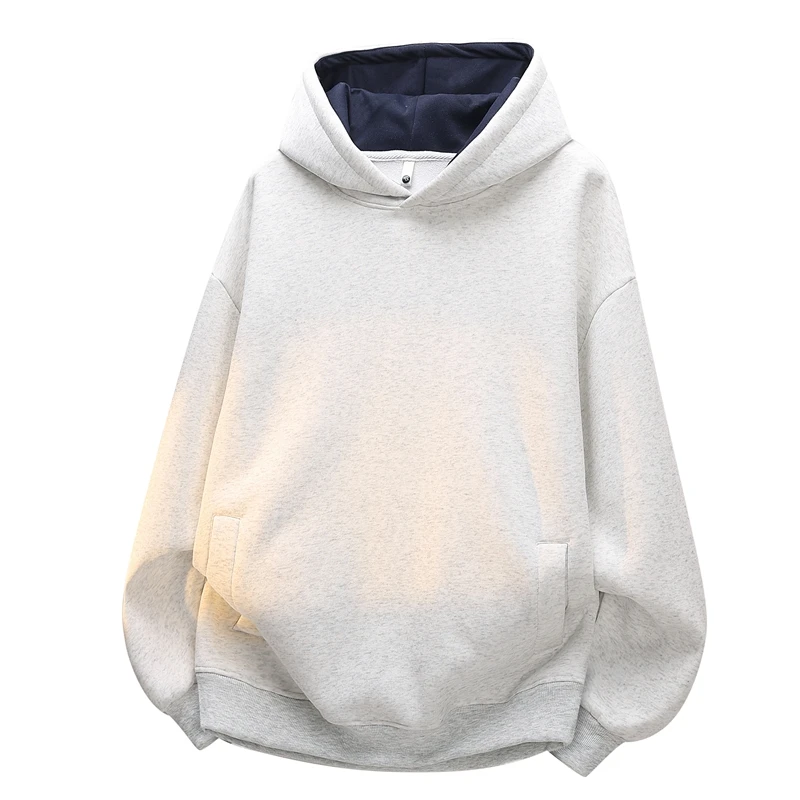 

Новая весенняя мужская толстовка с капюшоном в стиле колор-блок, свободного кроя, в американском уличном стиле, от модного бренда