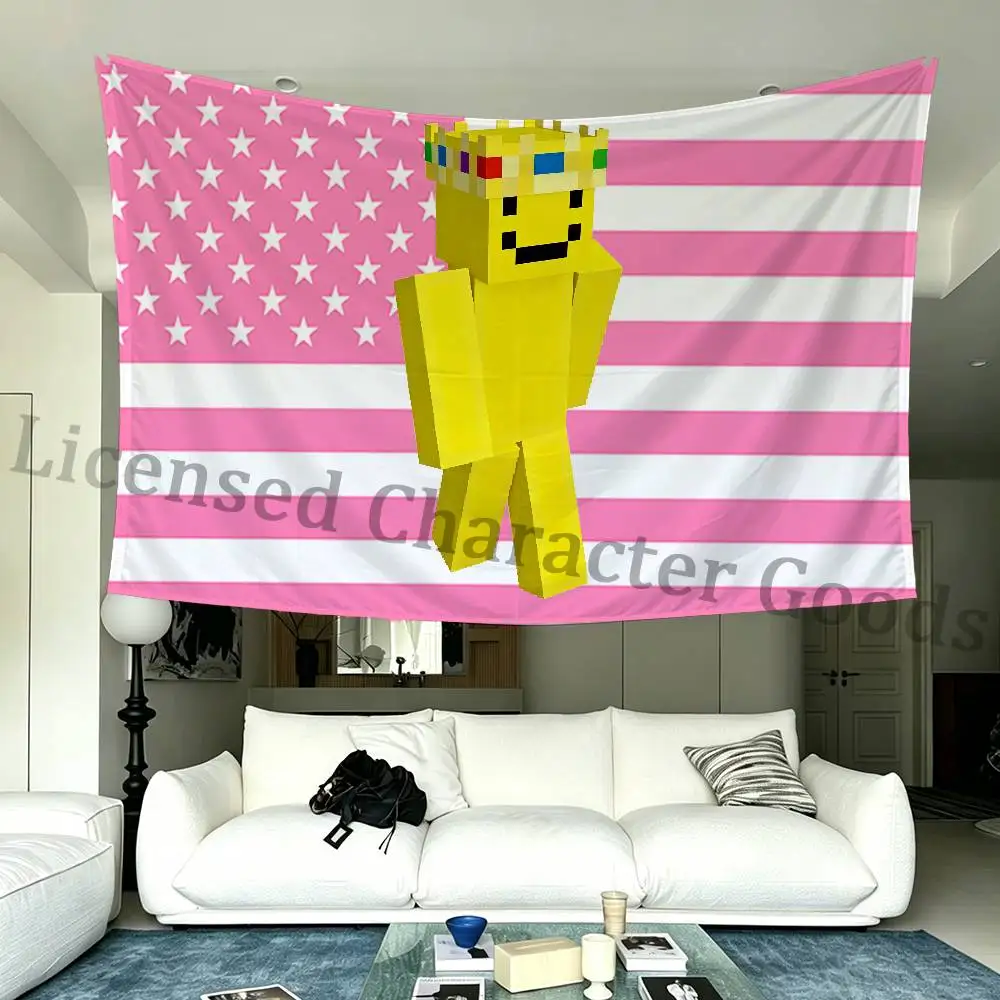 P-PrinceZam Flagge, trendig bedruckt, extra große Größe, Festival, Party, Gartendekoration, Zubehör, Hängebanner – Detail 8