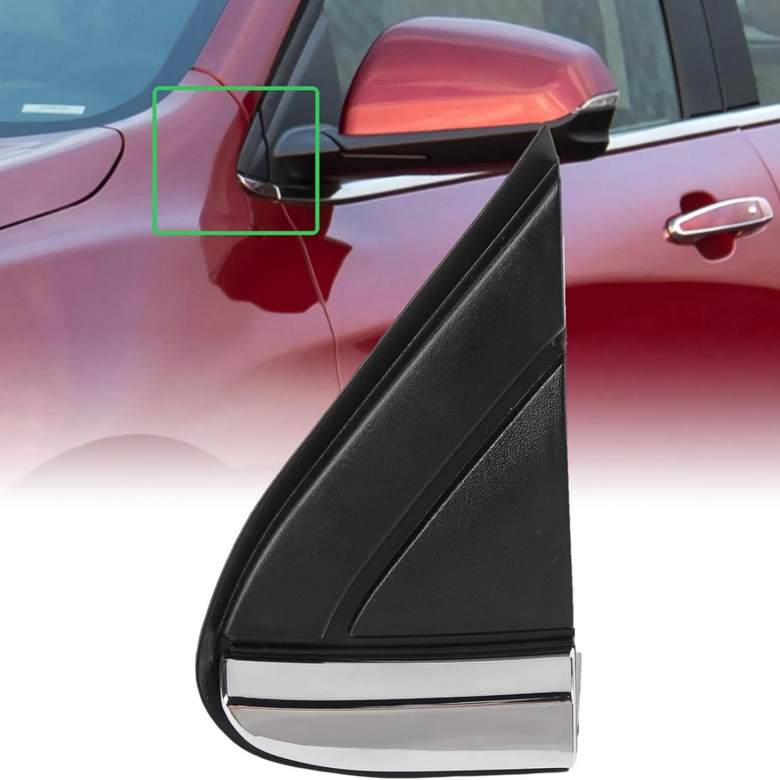 

Direct Fit Left Fender Trim Chevy Equinox 18-23 OEM 84107340 PVC Sturdy Durable Car Auto Replace Accessories