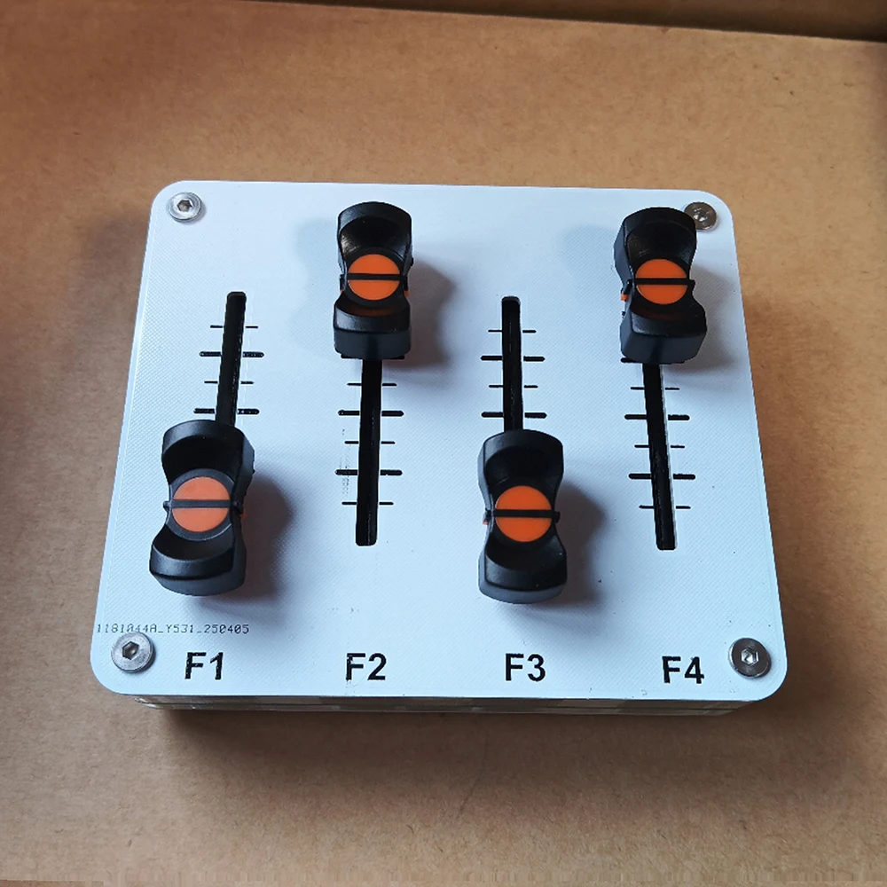 تحكم MIDI Fader مخصص CC مقاس 42 مم مع واجهة USB لبرامج DAW للموسيقى ذات 4 قنوات #6