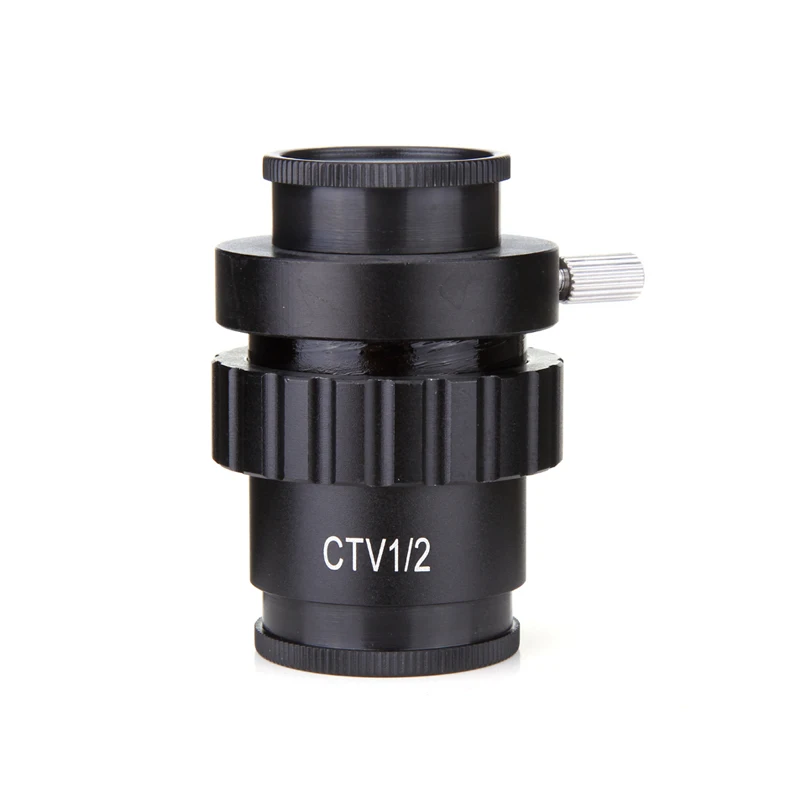 CTV 1/2 1/3 1X Adapter 0.3X 0.5X C mount Lens Adapter For SZM  Video Digital Camera Trinocular Stereo Microscope Accessories