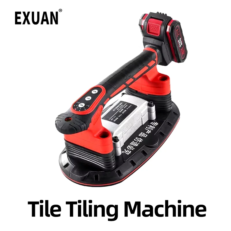 

21V Tile Laying Machine Electric Suction Cup Vibrator Wall Tile Tiling Machine Handheld Tile Leveling Machine Electric Sucker