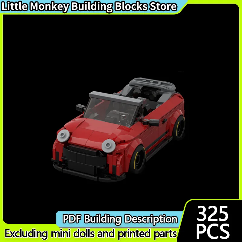 

Модель скоростного гоночного автомобиля MOC, строительные кирпичи F67, небольшой трансформируемый автомобиль, модульная технология, детские праздничные подарки, сборный игрушечный костюм