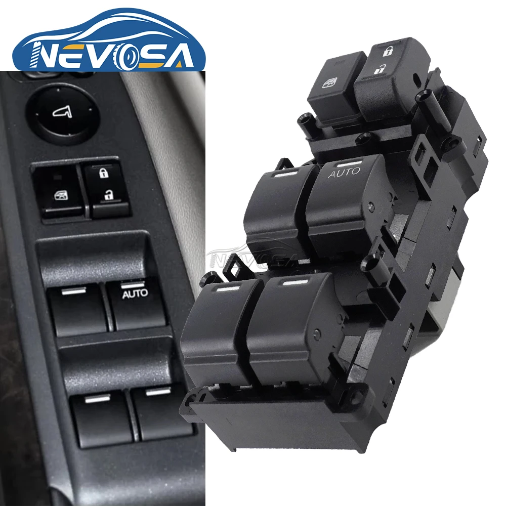 

35750-SZW-J11 главный переключатель стеклоподъемника с правой стороны водителя для Honda Accord 2008 2009 2011, кнопка RHD 35750-SZW-J11 35750SZWJ11