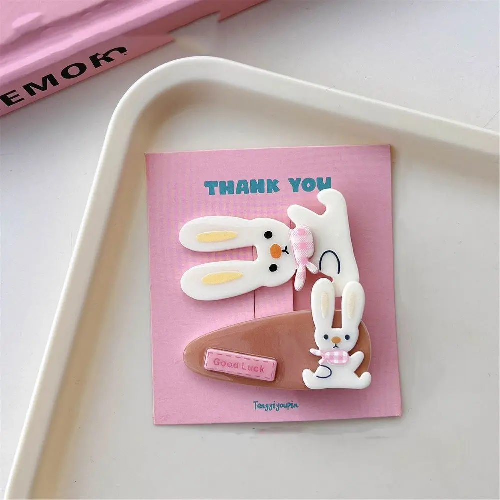 

Sweet Kawaii Cartoon Mini Hair Clip Animal Candy Color Bear BB Clip Princess Series Duckbill Clip Cute Barrettes Set Makeup