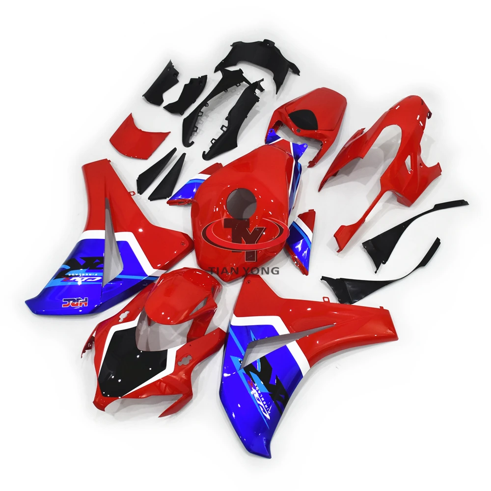 Bodywork Cowling Blue red printing Motorcycle Full Fairing Kit For Honda CBR1000RR 2008 2009 2010 2011 Injection CBR1000 RR