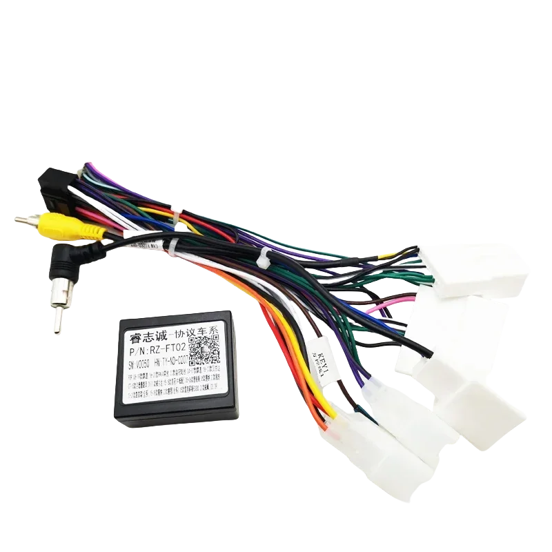 

Жгут проводов CAN шины, 16-контактный радиоантенный усилитель, кабель управления, адаптер для Toyota Corolla Camry RAV4 Highlander Levin Reiz