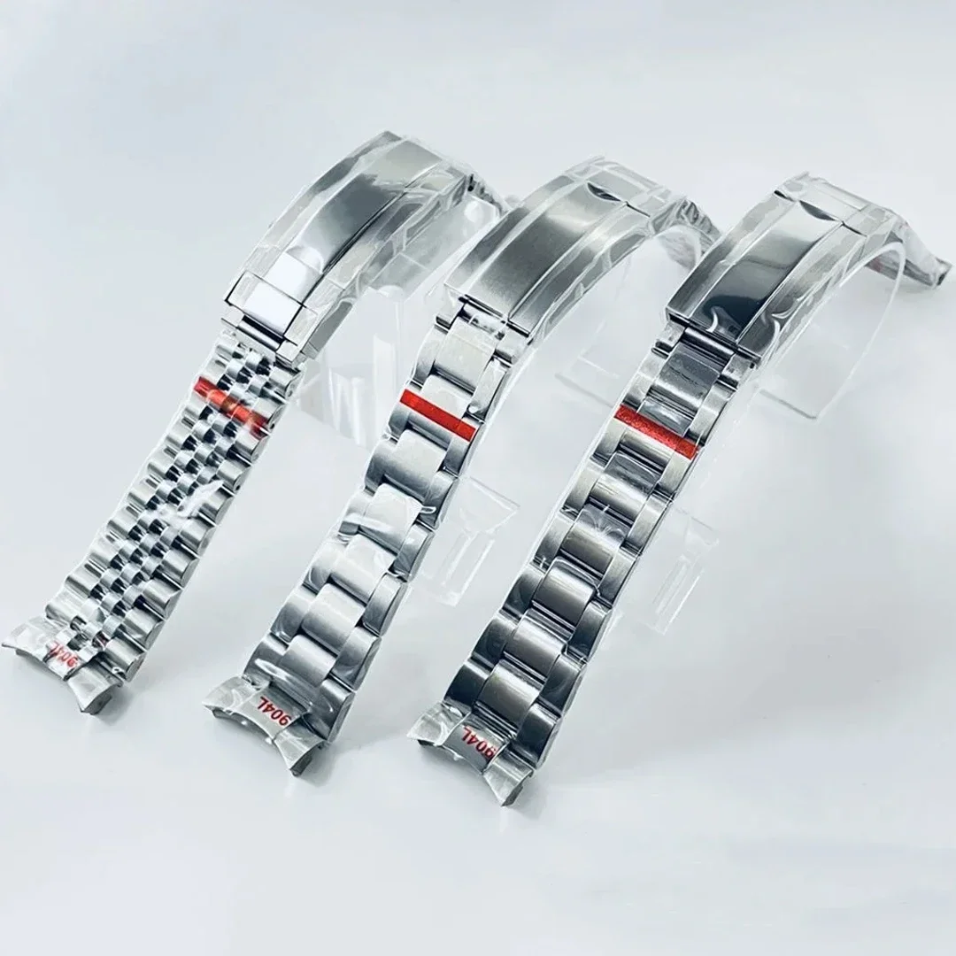 Watchbands For Rolex SUBMARINER DAYTONA Yacht-Master GMT Watch Band Strap glidelock Clasp Stainless Steel Bracelet 20mm 21mm