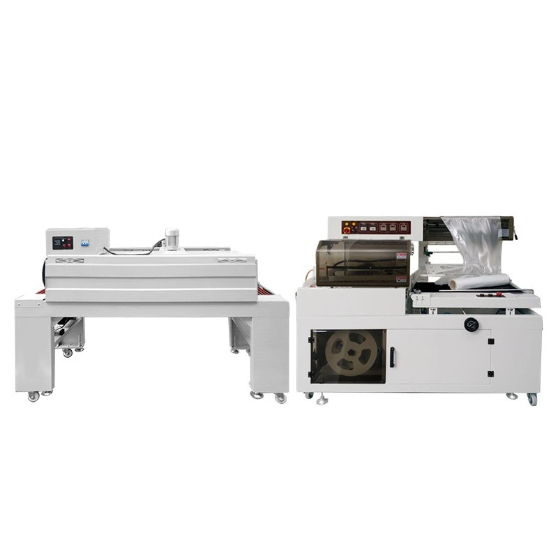 Automatic L-shaped sealing and cutting machine, gift box, foam box, heat shrinkable film packaging machine, disposable tableware