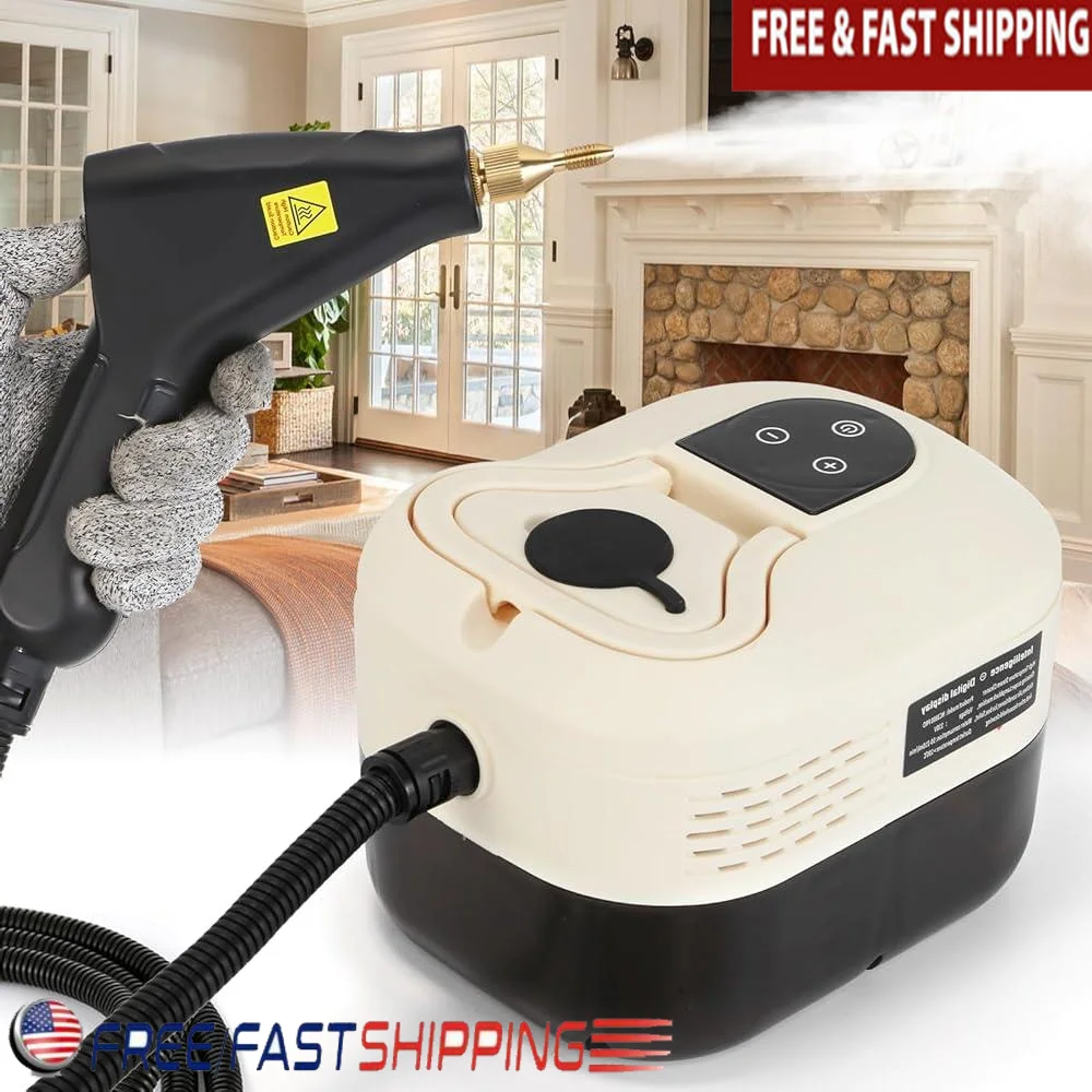 휴대용 고압 스팀 청소기 휴대용 스팀 청소 기계 1500W 조정 가능한 스팀 제어 홈 자동차 주방 욕실